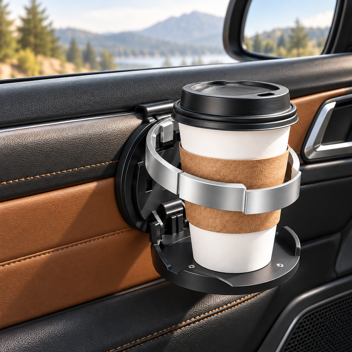 Car Door Cup Holder 🚗🥤