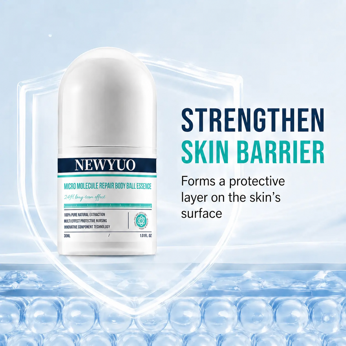 NEWYUO Multi-Effect Micro-Molecular Essence Roll-On Serum