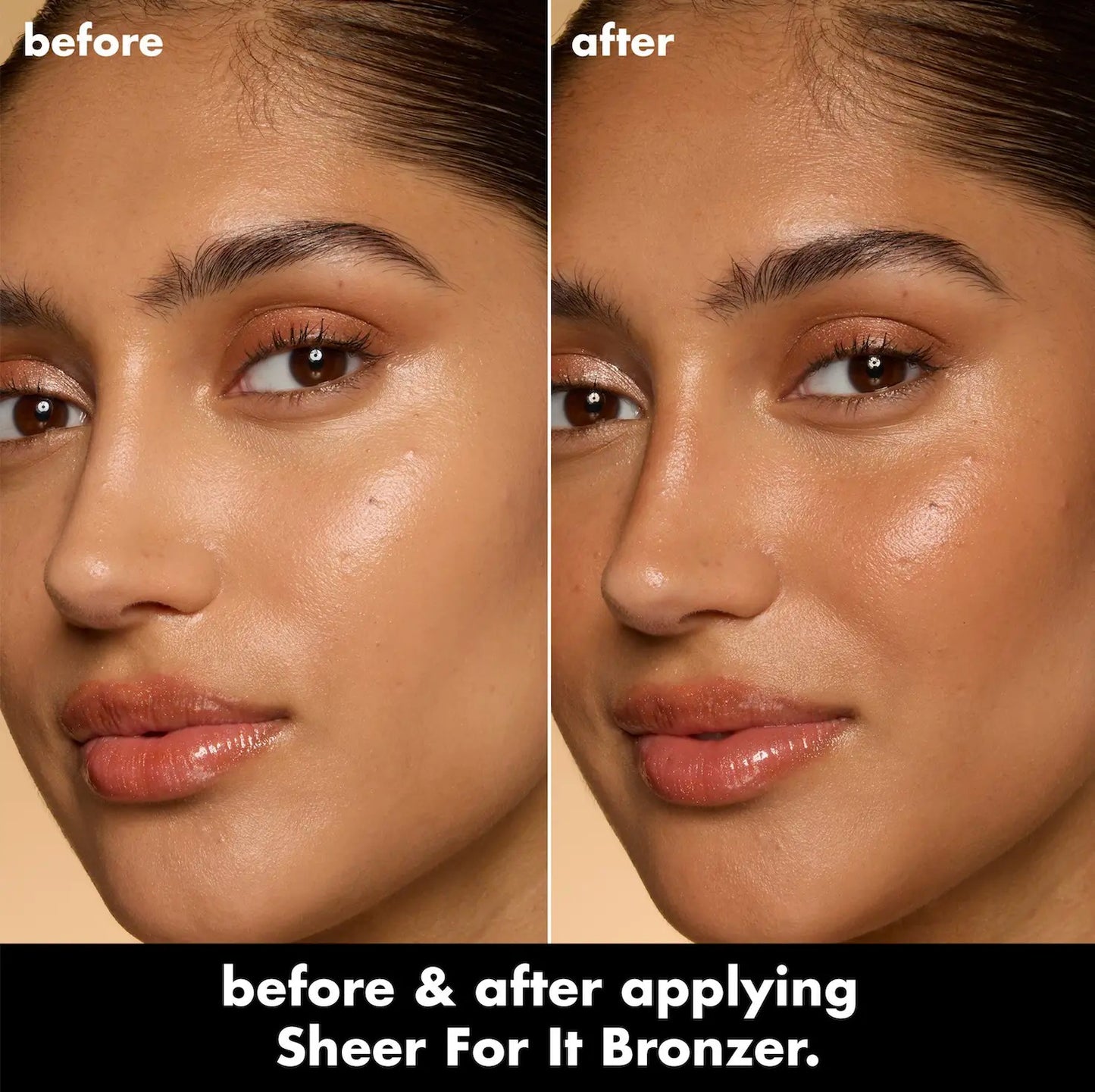 Sheer For It Bronzer Tint - Water Bronzer Tint for Sun-Kissed Glow, Buildable Liquid Bronzer Stain for Cheeks & Lips, Long-Lasting, Transfer-Resistant, 4 Shades