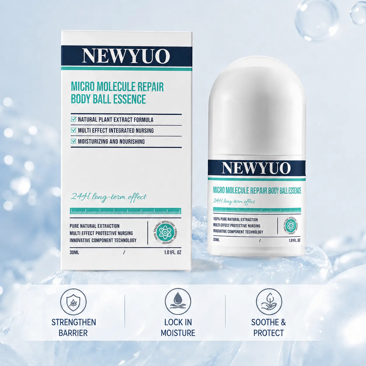 NEWYUO Multi-Effect Micro-Molecular Essence Roll-On Serum