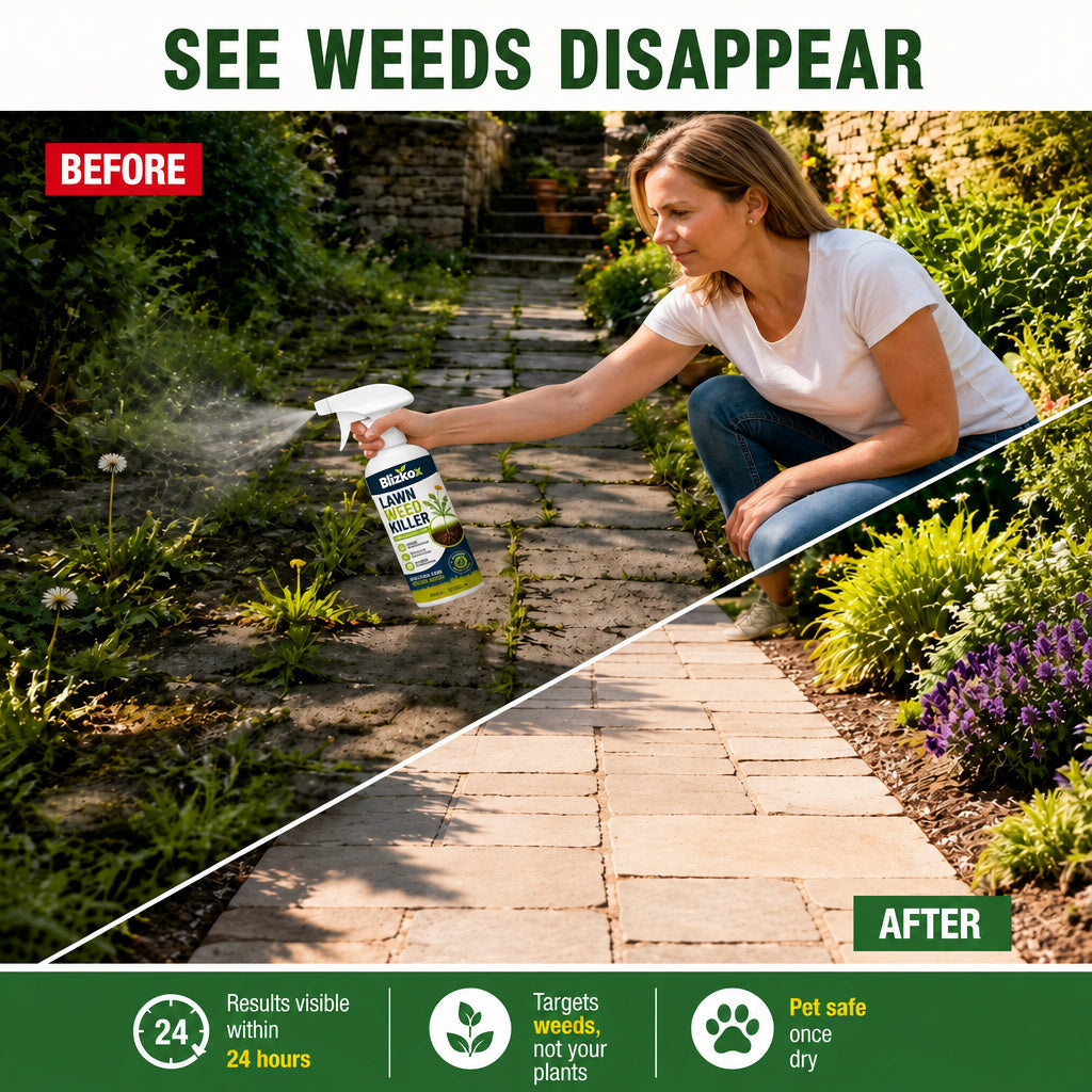 ⚡ [Easy and stress-free weeding in the garden] Herbicide for domestic use