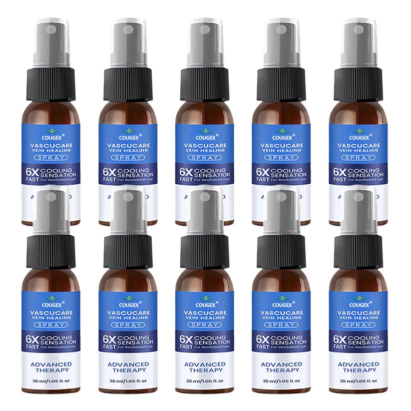 🇨🇦🏆COUGEX® VascuCare Vein Healing Spray(Designed for Varicose veins, Spider veins, Deep vein Thrombosis, Chronic venous insufficiency, Venous ulcers, Thrombophlebitis and other venous issues)