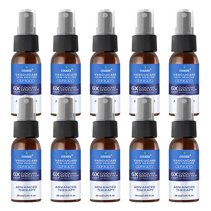 🇨🇦🏆COUGEX® VascuCare Vein Healing Spray(Designed for Varicose veins, Spider veins, Deep vein Thrombosis, Chronic venous insufficiency, Venous ulcers, Thrombophlebitis and other venous issues)