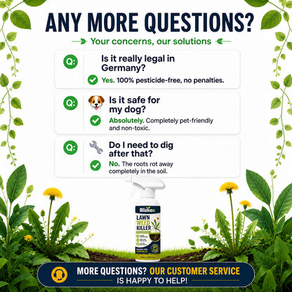 ⚡ [Easy and stress-free weeding in the garden] Herbicide for domestic use