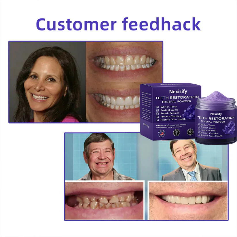 🦷 Nexisify™ Tooth Powder – Natural Whitening & Fresh Breath!