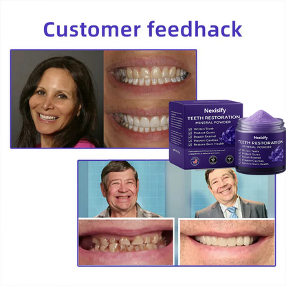 🦷 Nexisify™ Tooth Powder – Natural Whitening & Fresh Breath!
