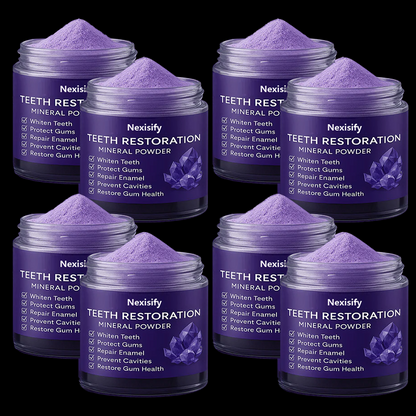 🦷 Nexisify™ Tooth Powder – Natural Whitening & Fresh Breath!