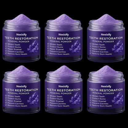 🦷 Nexisify™ Tooth Powder – Natural Whitening & Fresh Breath!