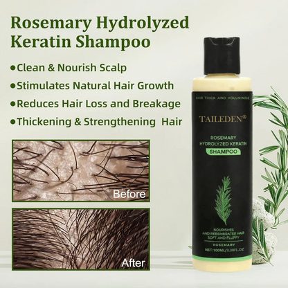 (🔥LAST DAY SALE-70% OFF)🌱 TAILEDEN® Organic Rosemary Hair Growth Shampoo