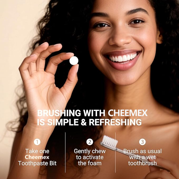 CHEEMEX™ 5% Hydroxyapatite Toothpaste Tablets