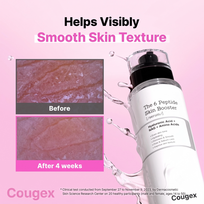 Cougex 6X Peptide Collagen Skin Booster Toner Serum for Dull & Uneven Skin
