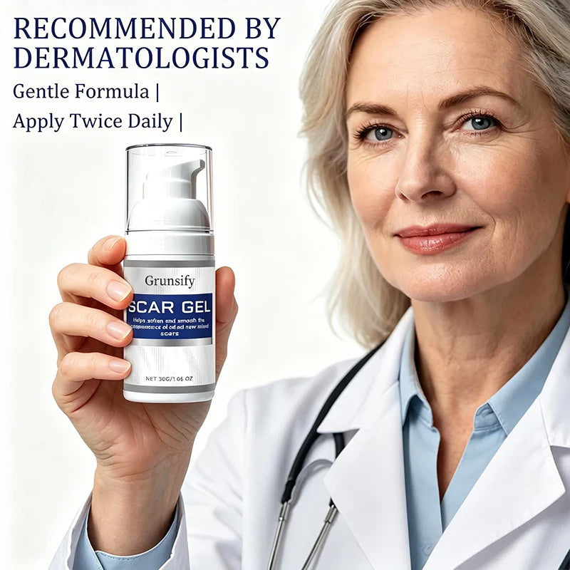 Silicone Scar Gel for Scars - Fragrance-Free, Non-Greasy Formula for Face & Body Scar Care & Appearance 🧴