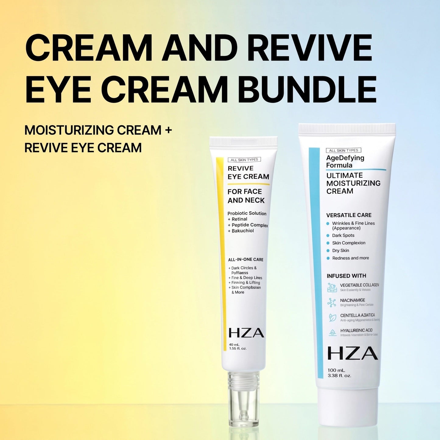 HZA AgeDefyingFormula™ Cream and Revive Eye Cream Bundle