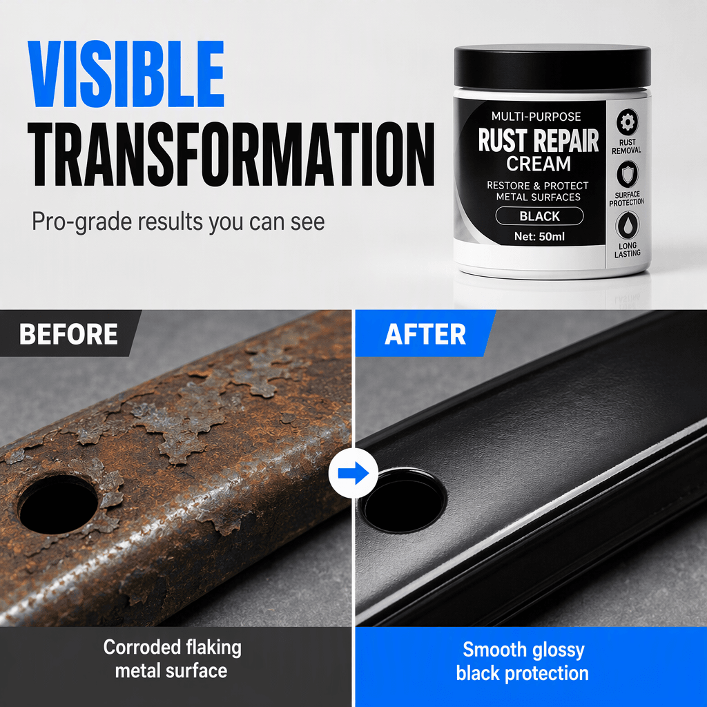 📢📢BUY 1 GET 1 FREE! !! ⏰Multi-Purpose Rust Repair Cream for Cars & Household Metal