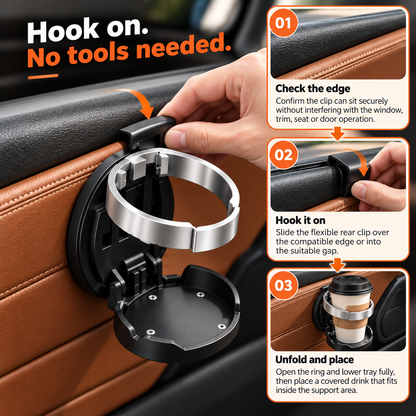 Car Door Cup Holder 🚗🥤