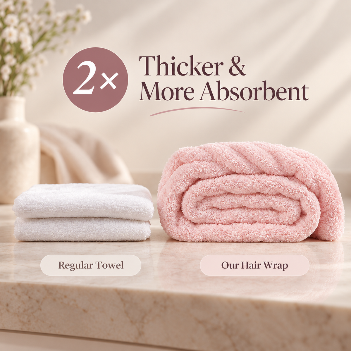 🎁 BUY 1 GET 1 FREE | Plush Hair Towel Wrap