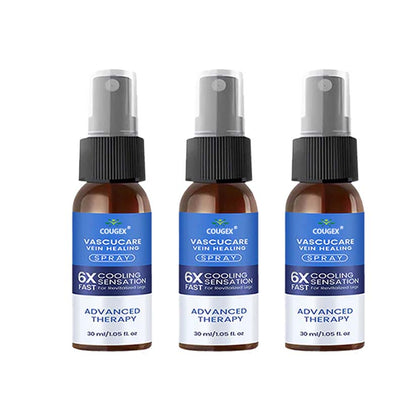🇨🇦🏆COUGEX® VascuCare Vein Healing Spray(Designed for Varicose veins, Spider veins, Deep vein Thrombosis, Chronic venous insufficiency, Venous ulcers, Thrombophlebitis and other venous issues)
