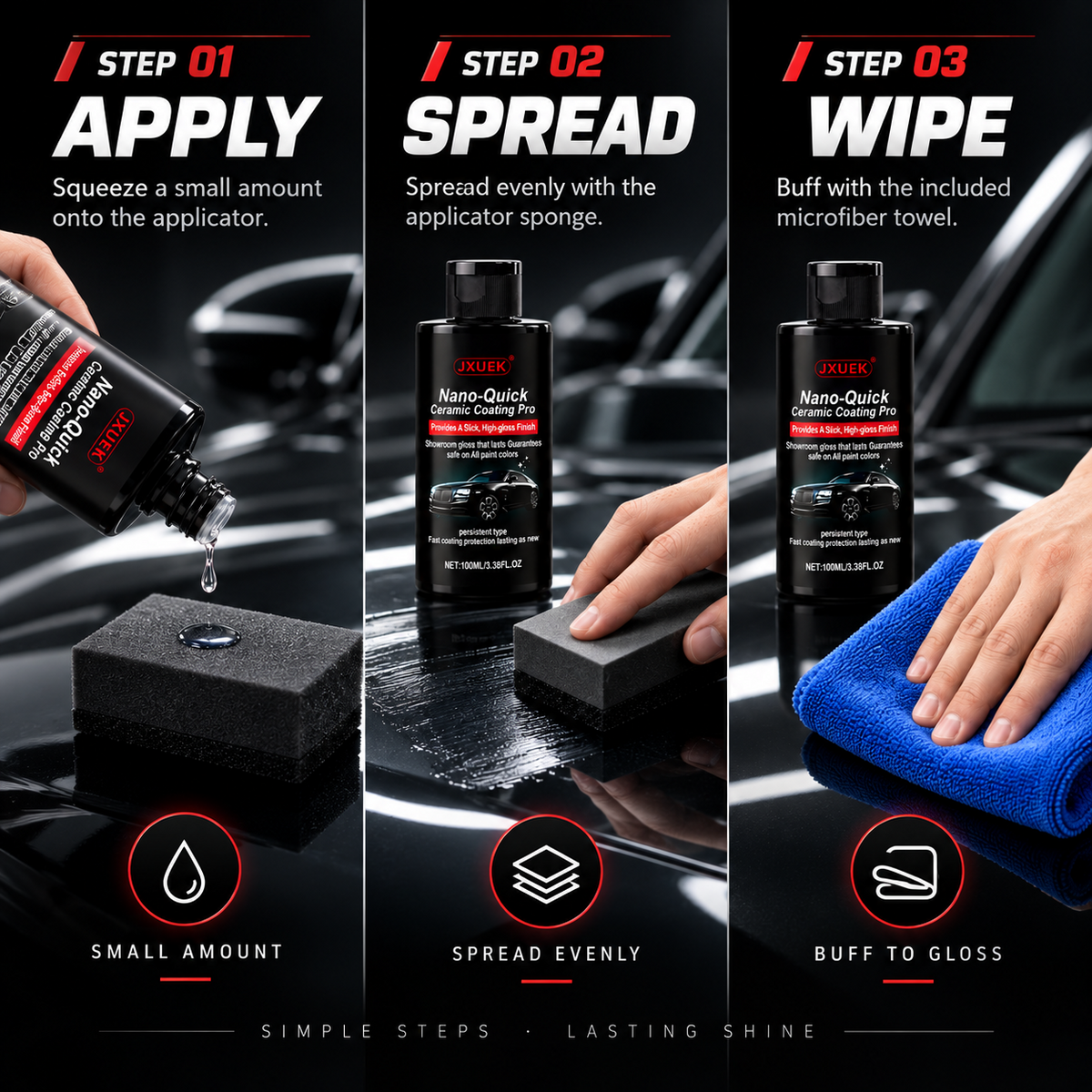 🔥 BUY 1 GET 1 FREE 🔥 JUXEK™ Ceramic Shield Pro — Advanced Nano Ceramic Coating