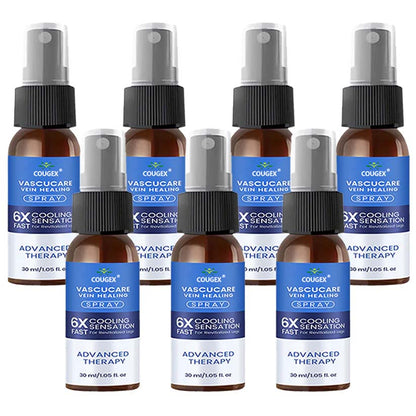 🇨🇦🏆COUGEX® VascuCare Vein Healing Spray(Designed for Varicose veins, Spider veins, Deep vein Thrombosis, Chronic venous insufficiency, Venous ulcers, Thrombophlebitis and other venous issues)