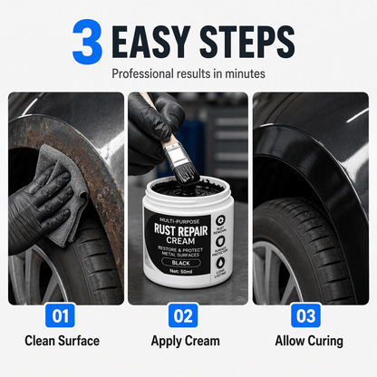 📢📢BUY 1 GET 1 FREE! !! ⏰Multi-Purpose Rust Repair Cream for Cars & Household Metal