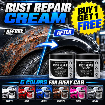 📢📢BUY 1 GET 1 FREE! !! ⏰Multi-Purpose Rust Repair Cream for Cars & Household Metal