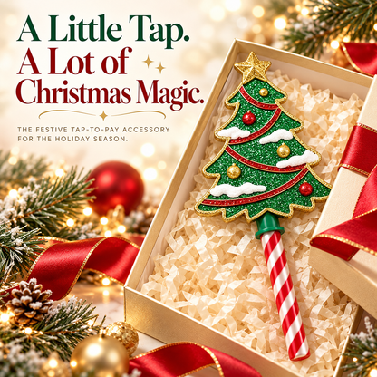 Christmas Tree Tap‑To‑Pay Wand 🎄