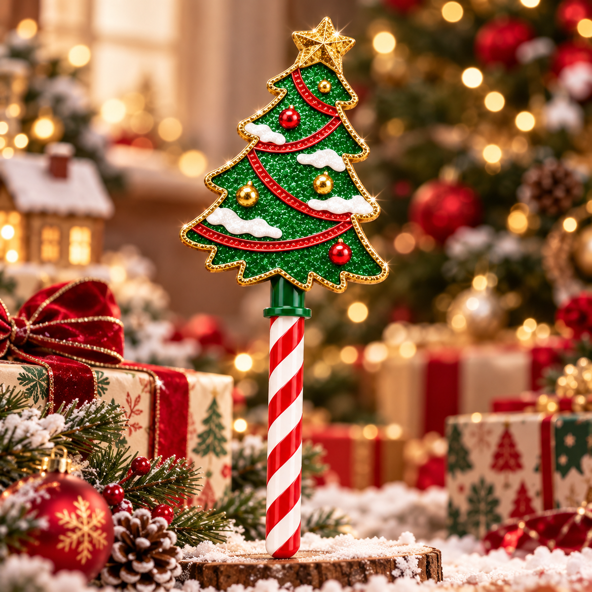 Christmas Tree Tap‑To‑Pay Wand 🎄