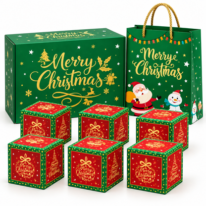 2026 NEW Packaging 🎁 Christmas Pop-Up Surprise Gift Box | 6 Bouncing Boxes