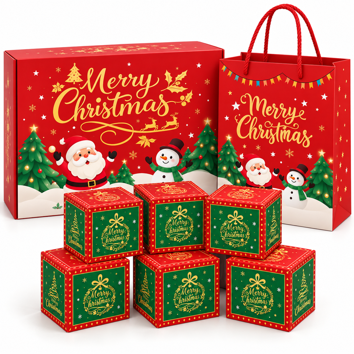 2026 NEW Packaging 🎁 Christmas Pop-Up Surprise Gift Box | 6 Bouncing Boxes