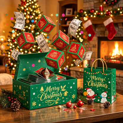 2026 NEW Packaging 🎁 Christmas Pop-Up Surprise Gift Box | 6 Bouncing Boxes