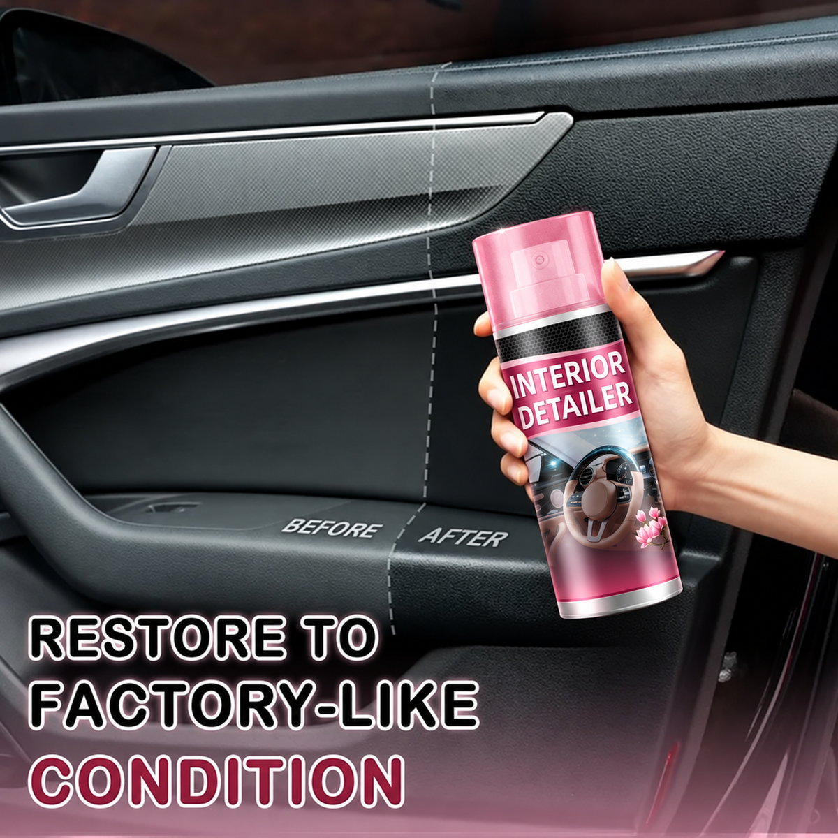 🎁 BUY 1 GET 1 FREE 🔥 | Interior Restore & Protect Spray 🚗