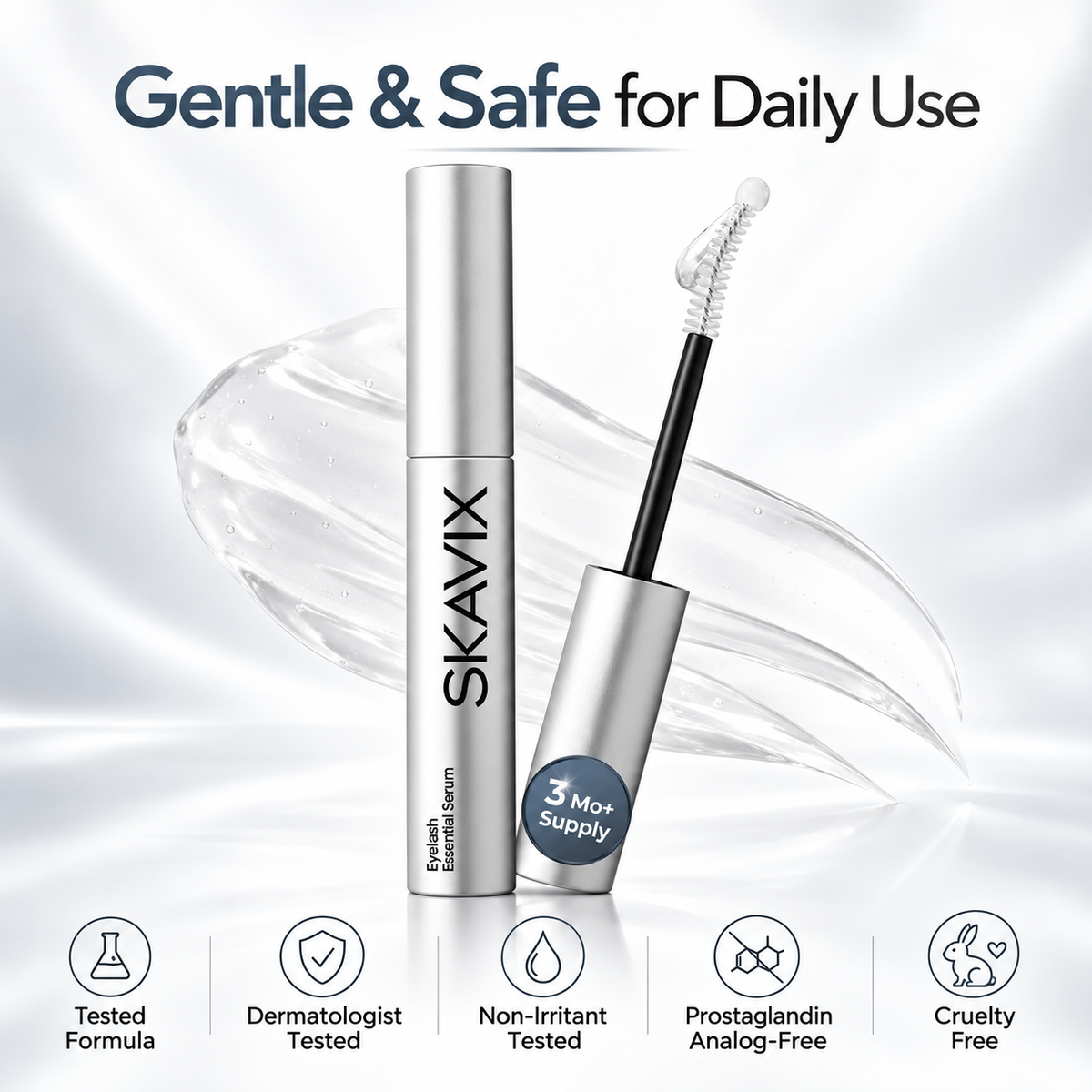 🎁 BUY 1 GET 1 FREE! Eyelash Growth Serum – Safe & Gentle Lash Care for Fuller, Thicker-Looking Lashes in 2 Weeks*
