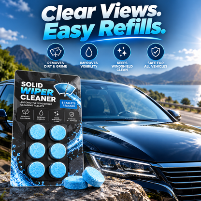 🔥 BUY 1 GET 1 FREE 🎁 Windshield Cleaning Tablets ✨🚗 | Clearer Glass, Less Hassle