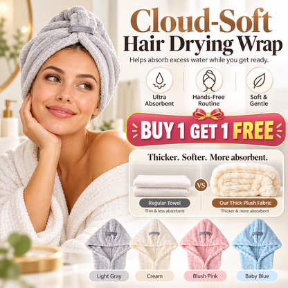 🎁 BUY 1 GET 1 FREE | Plush Hair Towel Wrap