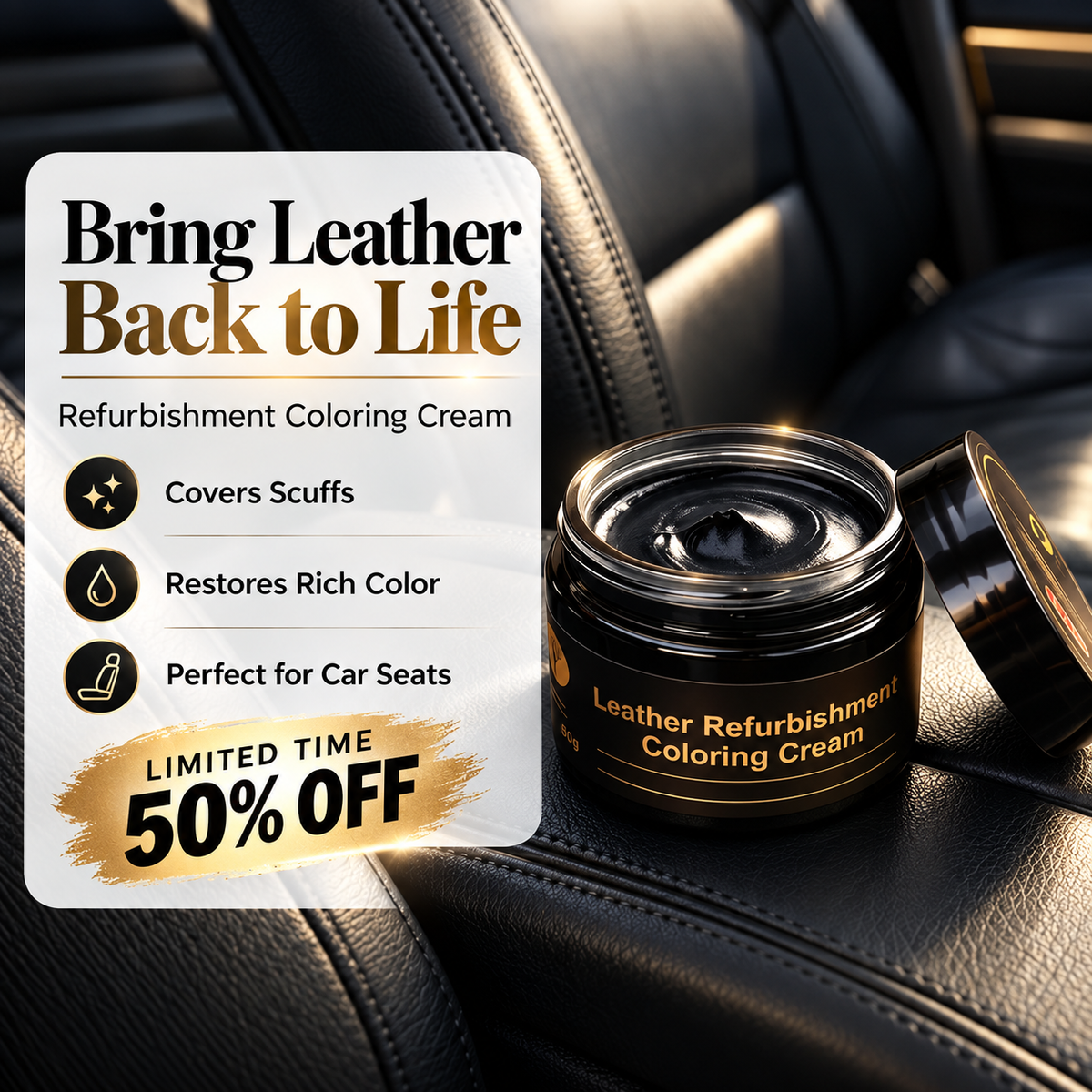🔥Buy 1 Get 1 Free🎁 Leather Repair Paste – Fills scratches & scuffs, restores texture. Available in multiple colours. Save your favourite sofa! 💺🛡️