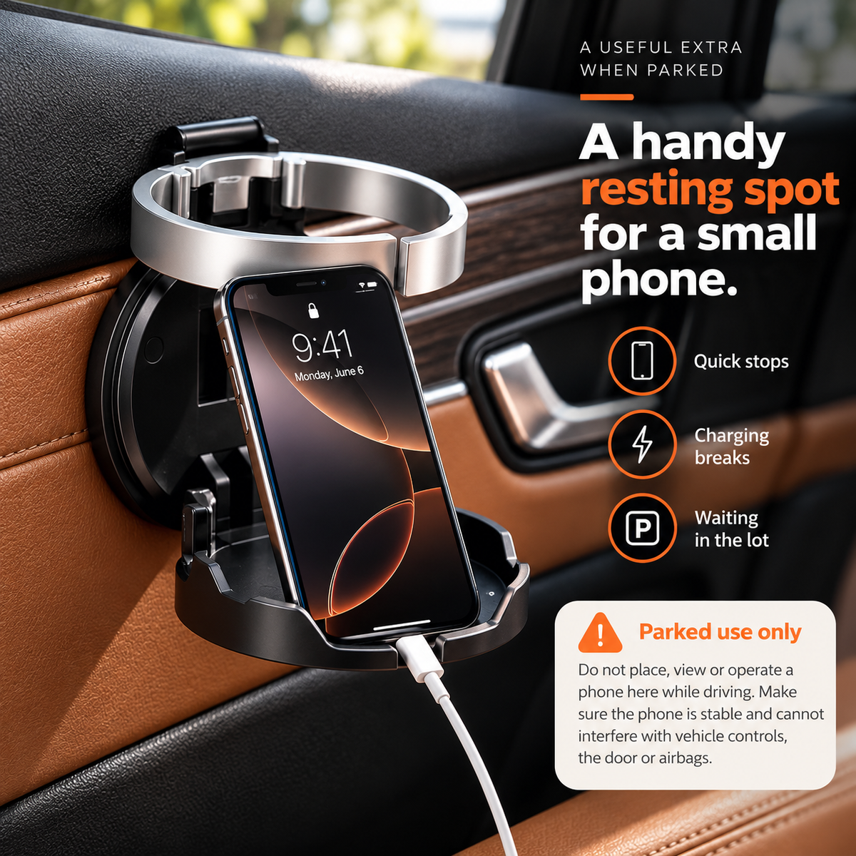 Car Door Cup Holder 🚗🥤
