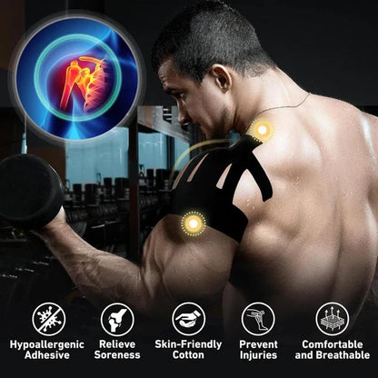 Kinesiology Tape for Shoulder Pain Relief （1 set 10 pc）