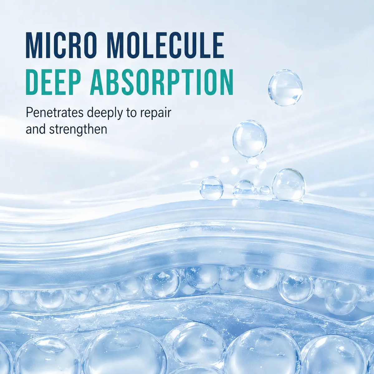 Mecncat serum micro molecule hydration visual
