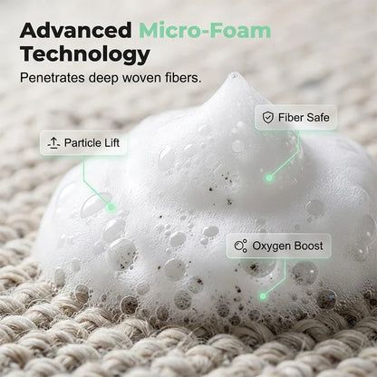 Waterless Carpet Cleaning Foam Removes Tough Stains Fast With Towel