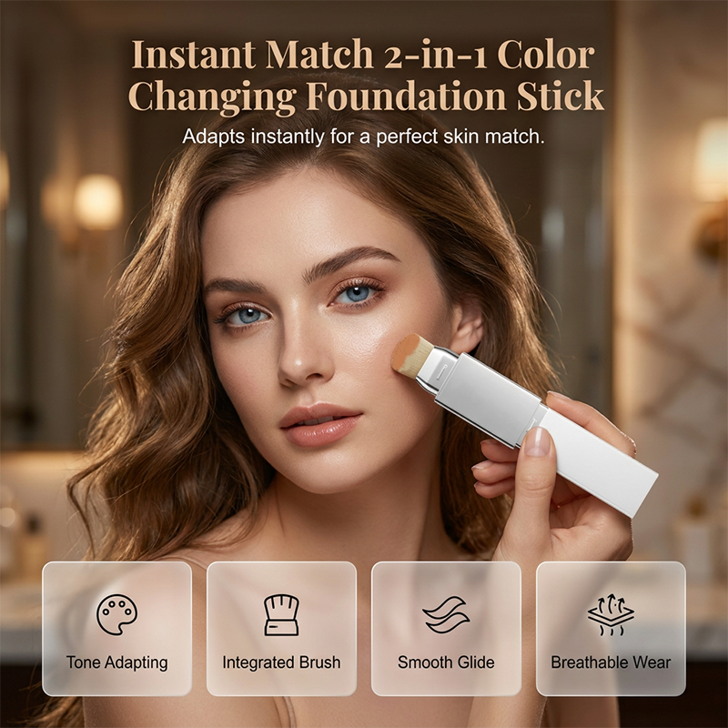 2-in-1 Color Changing Foundation Stick