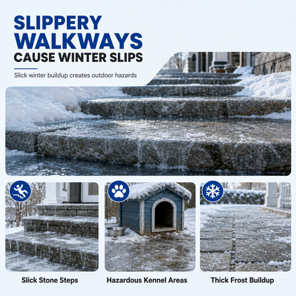 🎁 BUY 1 GET 1 FREE ❄️ Pet-Safe Snow Melting Spray – Melts Ice Fast! 🐾