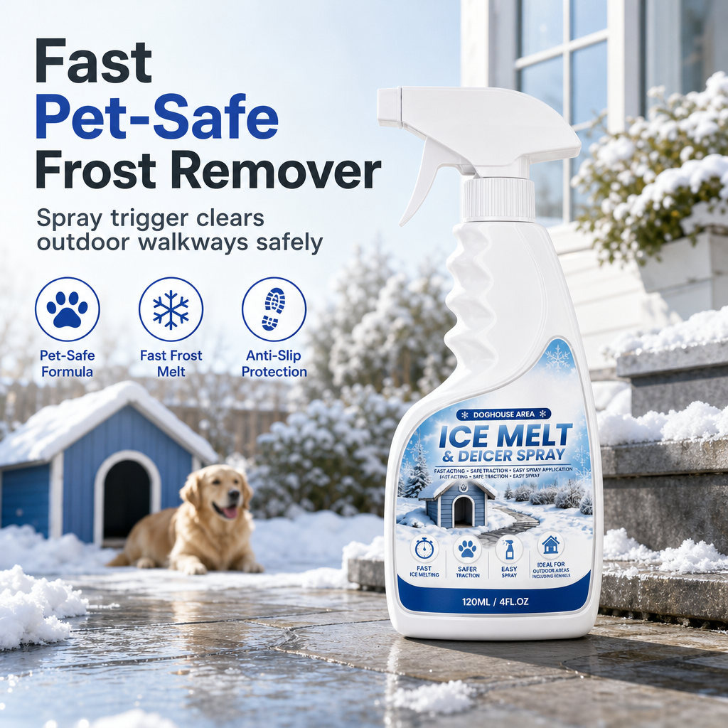 🎁 BUY 1 GET 1 FREE ❄️ Pet-Safe Snow Melting Spray – Melts Ice Fast! 🐾