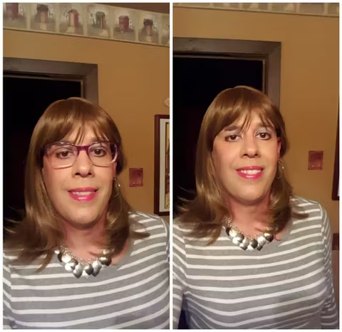 Vision routine customer story with glasses comparison